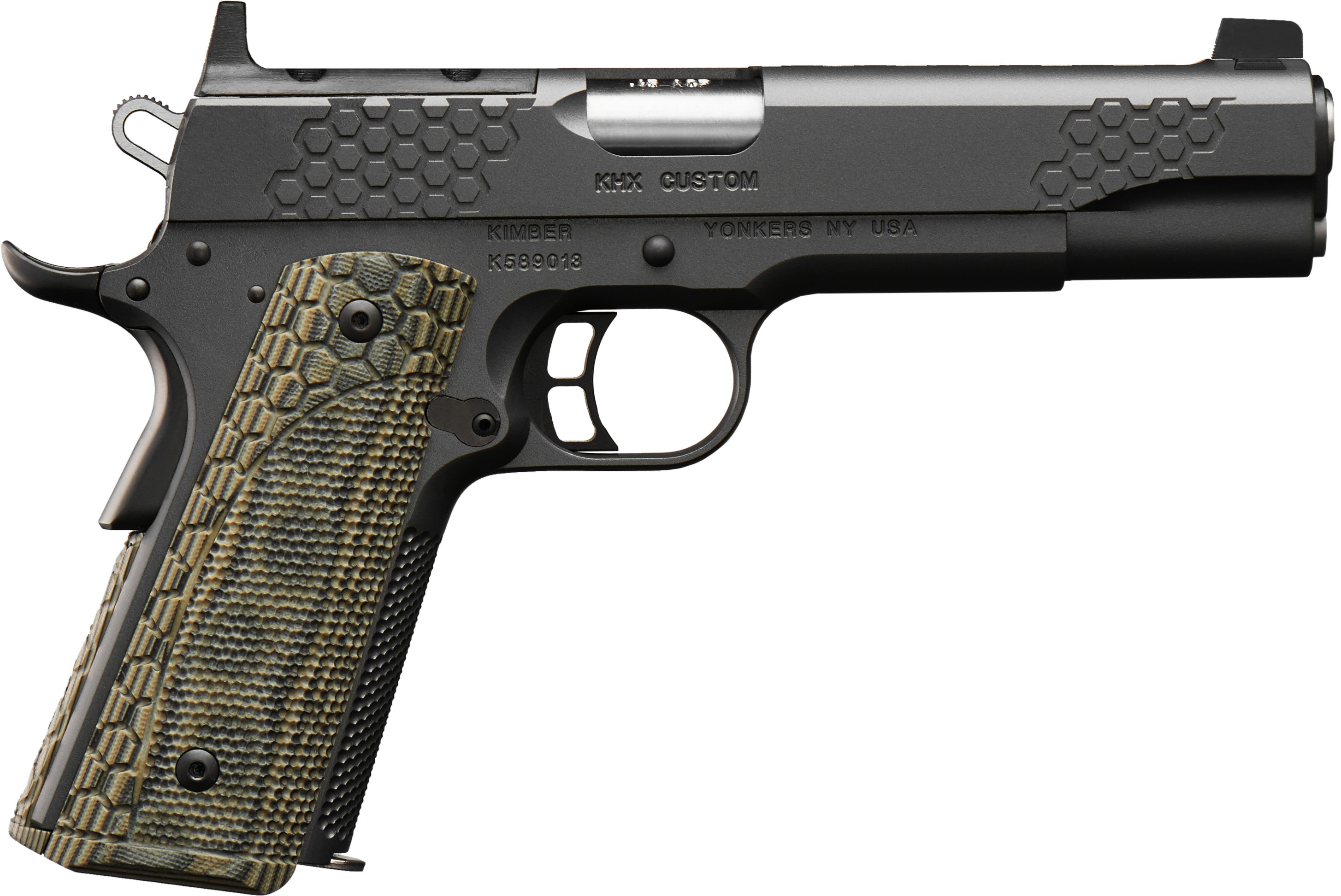 KIMBER KHX CUSTOM OPTICS READY [OR] OR MODELS DO NOT HAVE LASER GRIPS 1911 .45 ACP 5IN BARREL 8RD 3000360 - Taurus Savings